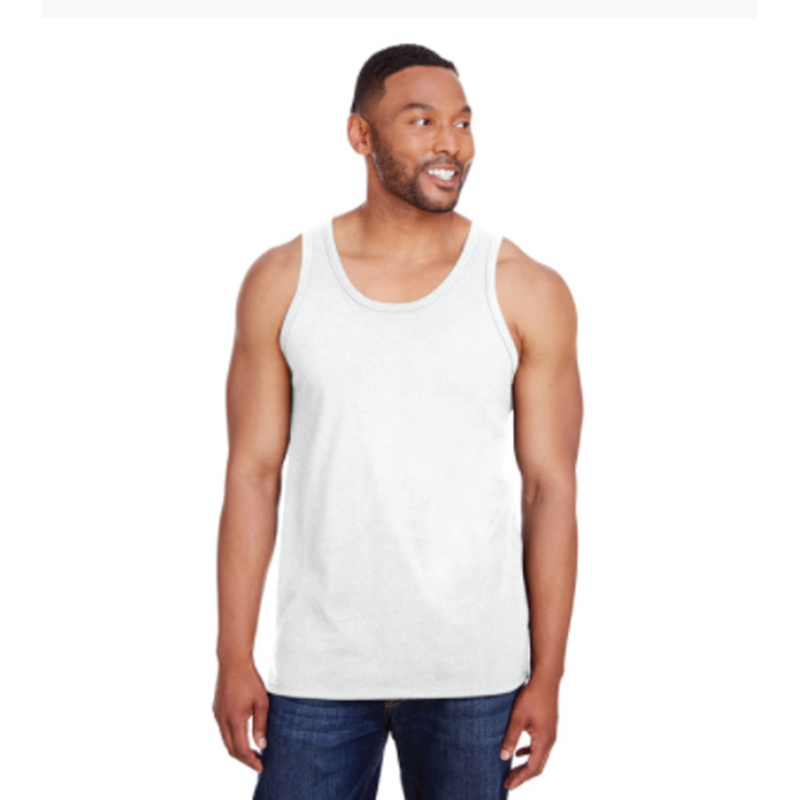 All COTTON TANK FOR MEN Men's Shirt Size Small Shirt Colors White/White
